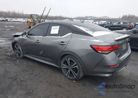 2021 Nissan Sentra Sr Xtronic Cvt из США, поврежденный, VIN 3N1AB8DV6MY321896